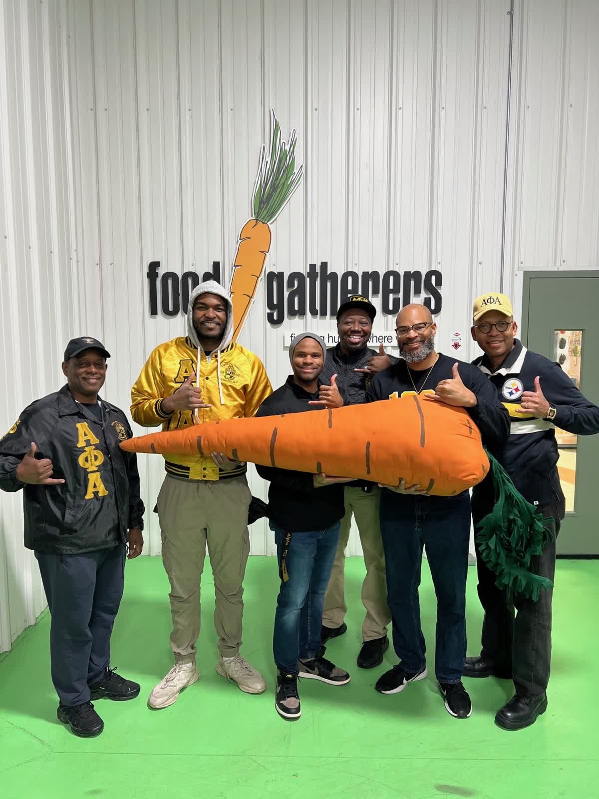 Caring and Sharing team at Food Gatherers