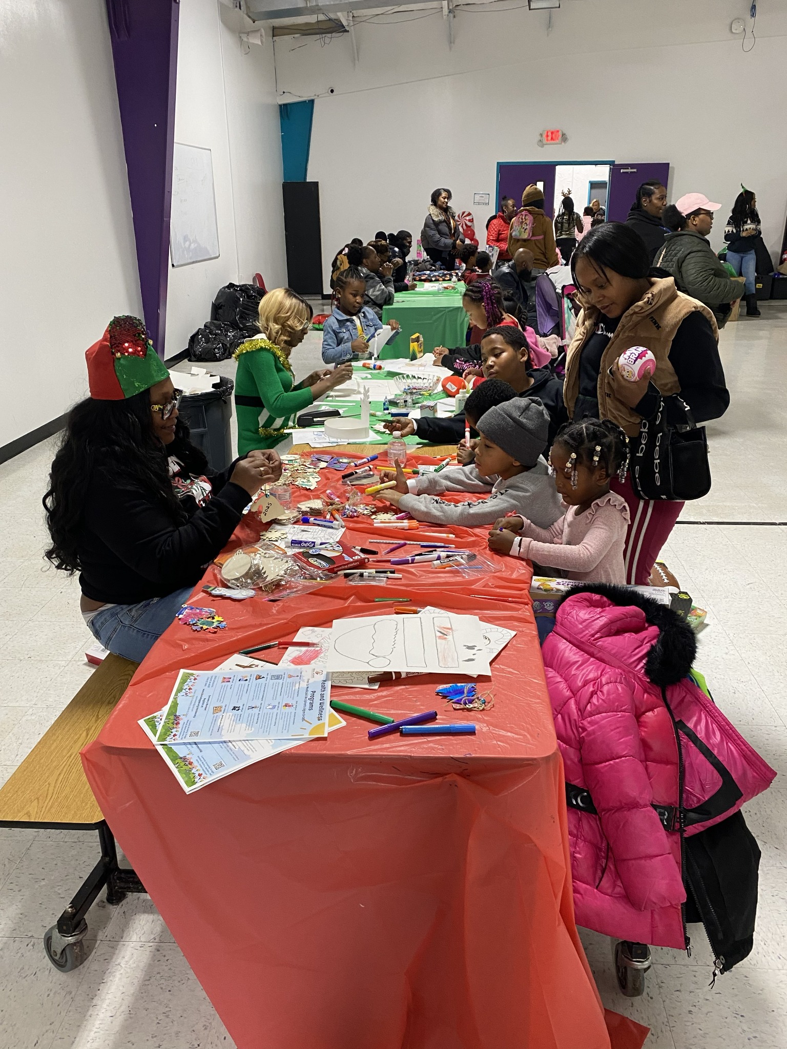 Family support craft table